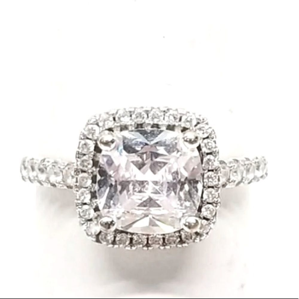 Sterling silver CZ ring